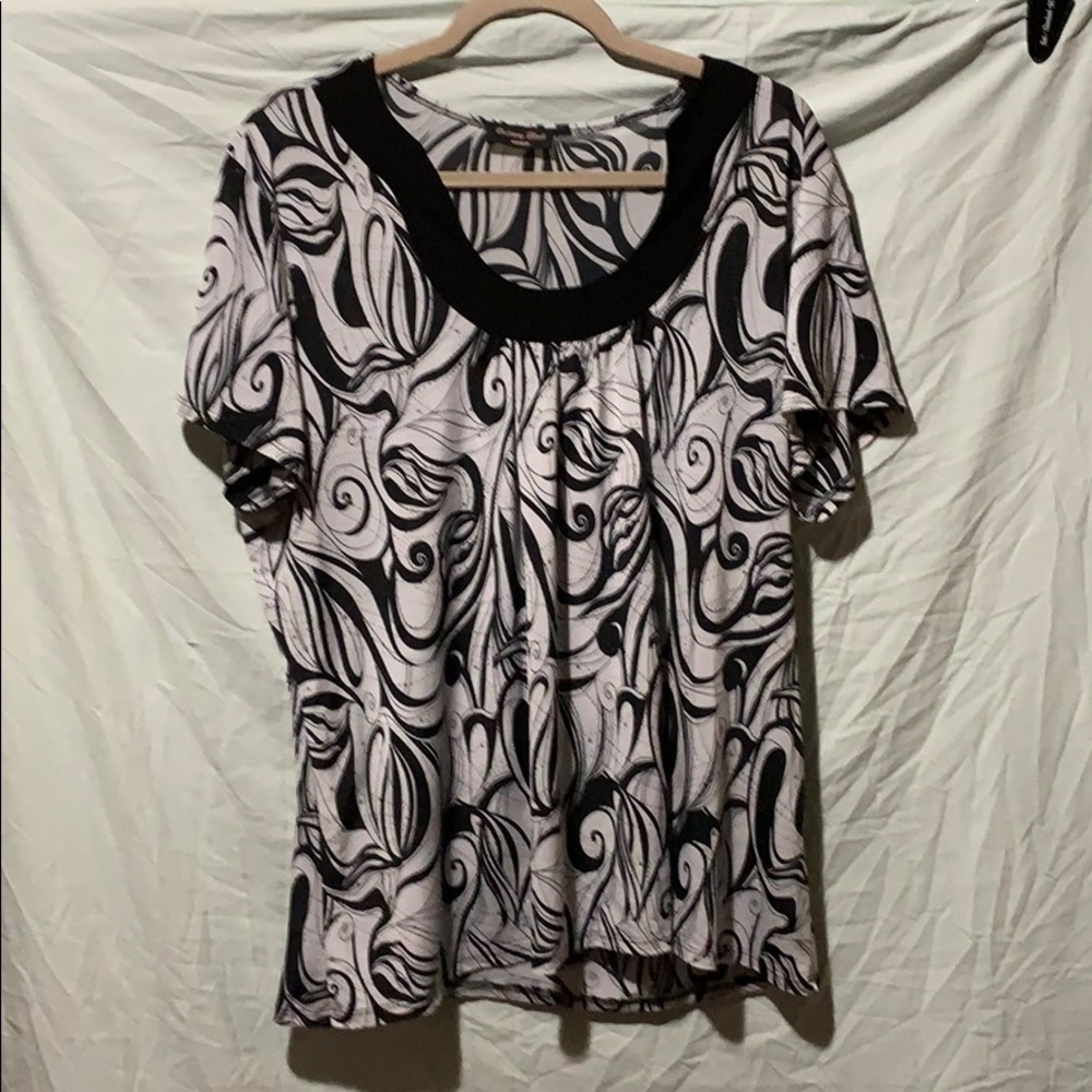 Brittany Black blouse 3x